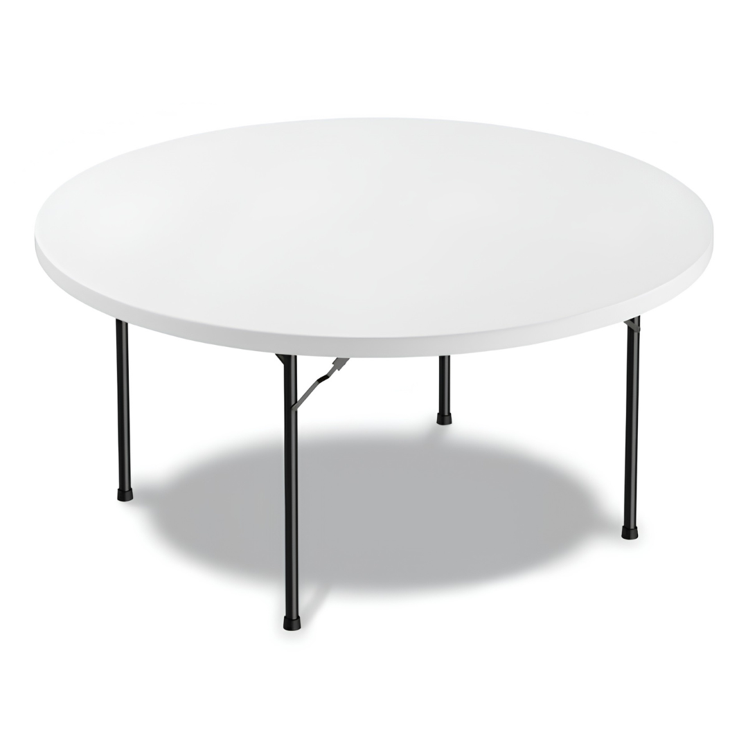 60" Round Heavy Duty Plastic Table