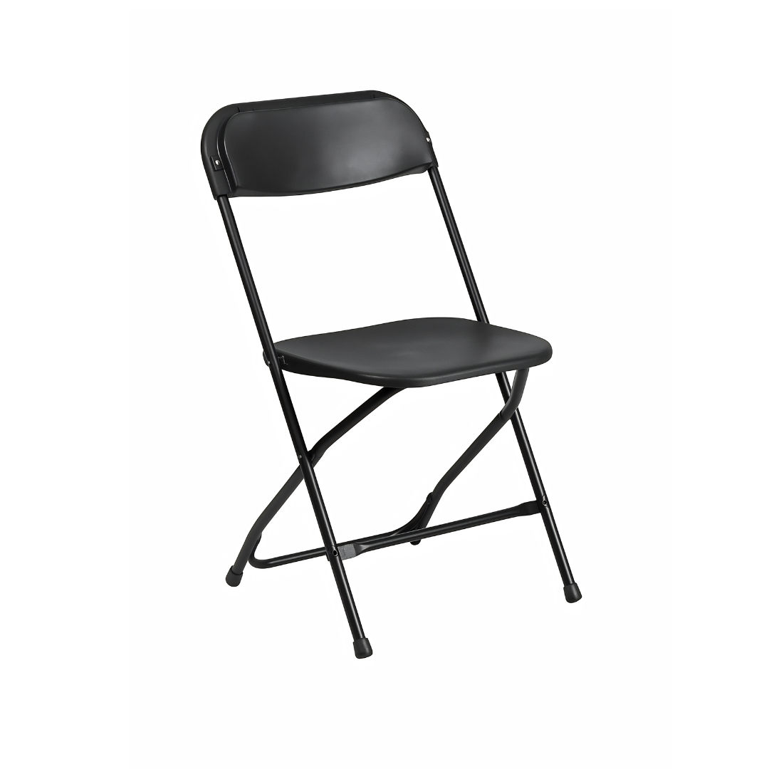 Heavy-Duty Plastic Folding Chairs – Box of 10
