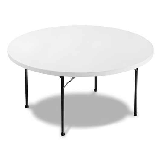 60" Round Heavy Duty Plastic Table